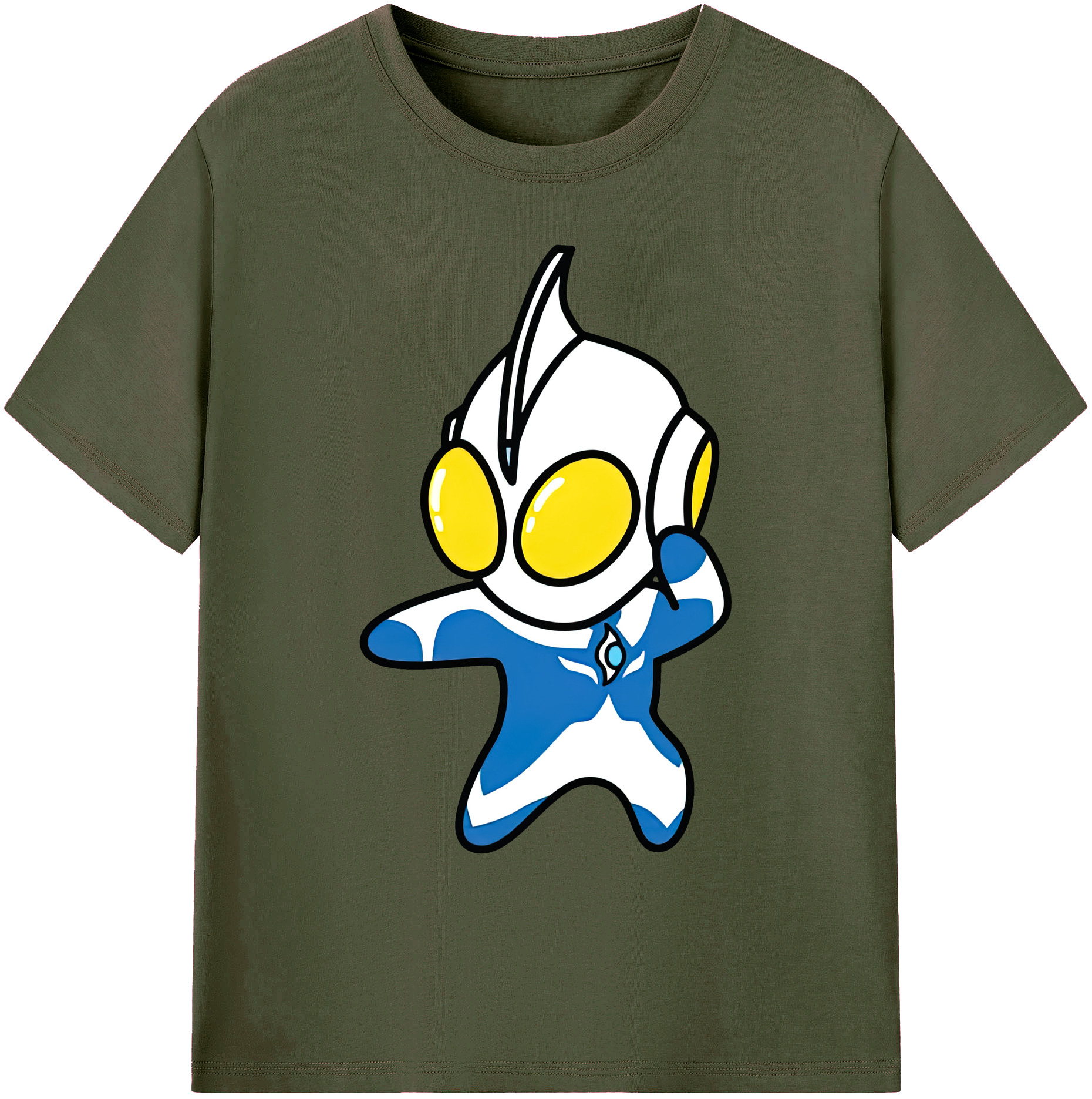 （画像用） ウルトラマン Ultraman 綿100％ メンズ半袖Tシャツ｜肌触りやわらか＆通気性